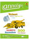 SAMPO Rosenlew/New Holland Mähdrescher Typ 500 & Valmet Motor Typ 311 CL Bild- Ersatzteilliste & Explosionszeichnungen - annoligno 897
